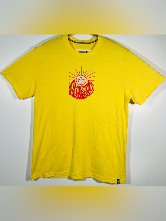 Smartwool Other - Smartwool Sun Graphic Short-Sleeve T-Shirt Men's Size Medium Yellow Outdoors